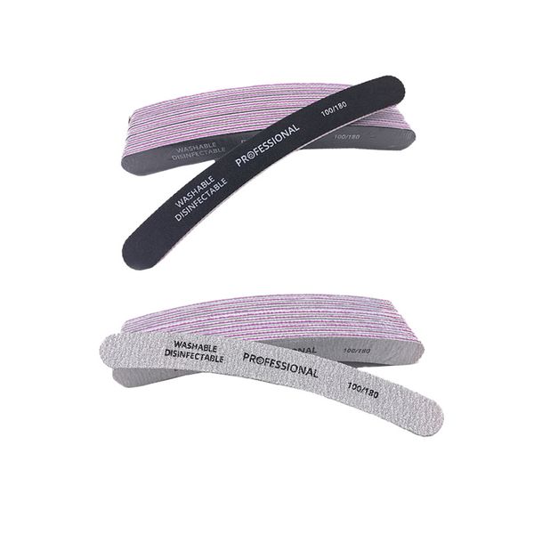 jearlyu 10pcs/lot nail file 100/180 gray black curved lime a ongle nail art sanding buffer block files manicure pedicure tools
jearlyu 10pcs/lot nail file 100/180 gray black curved lime a ongle nail art sanding buffer block files manicure pedicure tools