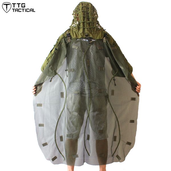 ttgtactical ghillie hood with detachable ghillie cape sniper coat & poncho army green, Camo
ttgtactical ghillie hood with detachable ghillie cape sniper coat & poncho army green, Camo