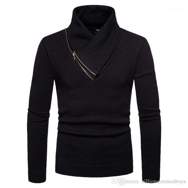 thick irregular collar zipper panelled mens sweaters casual males clothing panelled mens designer sweaters fashion slim, White;black
thick irregular collar zipper panelled mens sweaters casual males clothing panelled mens designer sweaters fashion slim, White;black