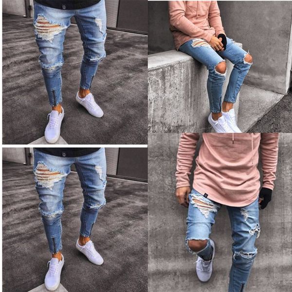 2019 europe and the united states four seasons hole cowboy no stretch foot zipper fashion denim men's trousers gn11058, Blue
2019 europe and the united states four seasons hole cowboy no stretch foot zipper fashion denim men's trousers gn11058, Blue