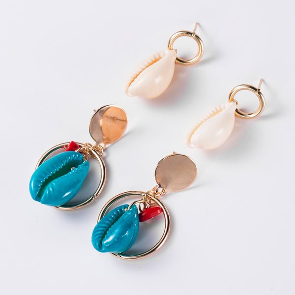 fan alloy ring shell earring two pairs of asymmetric earrings maiden heart holiday ocean wind earring, Golden
fan alloy ring shell earring two pairs of asymmetric earrings maiden heart holiday ocean wind earring, Golden