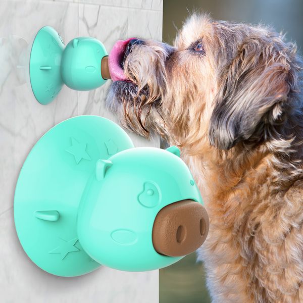 2020 pet supplies selling sucker dog toy lick tableware lick plate teething biscuits educational bite-resistant rubber dog supplies