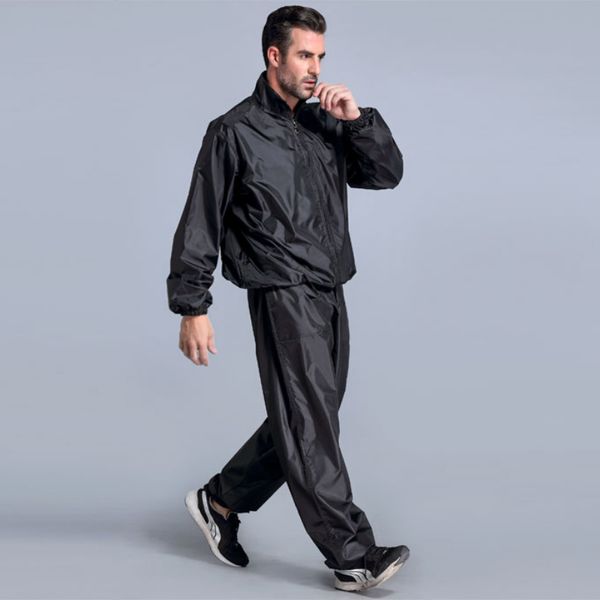 black sweating suits for workouts sauna suit men pvc sweat sauna suits for weight loss fitness running jogging boxing training, Black;red
black sweating suits for workouts sauna suit men pvc sweat sauna suits for weight loss fitness running jogging boxing training, Black;red