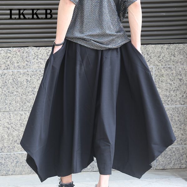 yamamoto wide-legged slacks, men's and women's wide-legged slacks, dark pants, big tuba pants, hairdresser, trendy culottes, Black
yamamoto wide-legged slacks, men's and women's wide-legged slacks, dark pants, big tuba pants, hairdresser, trendy culottes, Black