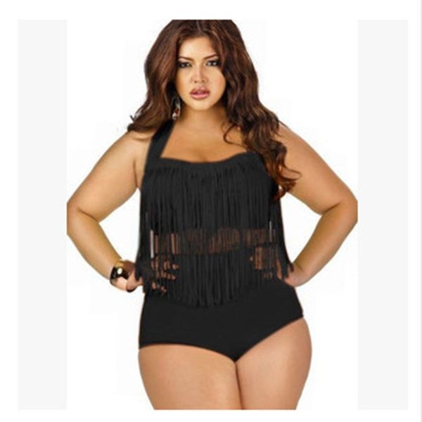 summer beach swimwear fat fringe split bikini big size woman swimsuit halter strap women's swimwear spa, White;black
summer beach swimwear fat fringe split bikini big size woman swimsuit halter strap women's swimwear spa, White;black