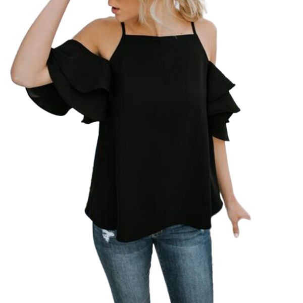 сексуальные женщины с плеча блузка твердые оборками шифон blusas мода дамы camisas рубашки 2018 горячие летние пляжные топы *50, Black;white
сексуальные женщины с плеча блузка твердые оборками шифон blusas мода дамы camisas рубашки 2018 горячие летние пляжные топы *50, Black;white