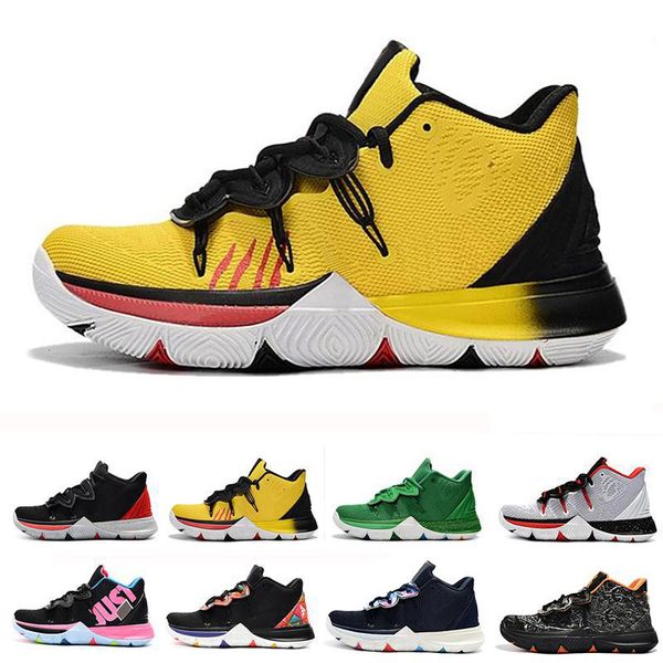 2019 Kyrie Five 5 Zoom Yellow Taco Black Magic Sky Star Mens Basketball Shoes Chaussures 5s 5 Men Rainbow Green White Black Sports Sneaker
2019 Kyrie Five 5 Zoom Yellow Taco Black Magic Sky Star Mens Basketball Shoes Chaussures 5s 5 Men Rainbow Green White Black Sports Sneaker