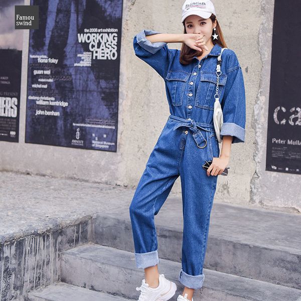denim fashion style jumpsuit streetwear overalls women autumn long sleeve bodysuit high waist jeans bodycon romper wide leg, Black;white
denim fashion style jumpsuit streetwear overalls women autumn long sleeve bodysuit high waist jeans bodycon romper wide leg, Black;white