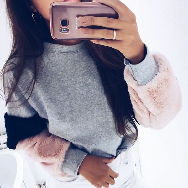 women's blouses & shirts casual warm blouse hoodies loose soft ladies hooded sweater shirt jumper pullover, White
women's blouses & shirts casual warm blouse hoodies loose soft ladies hooded sweater shirt jumper pullover, White