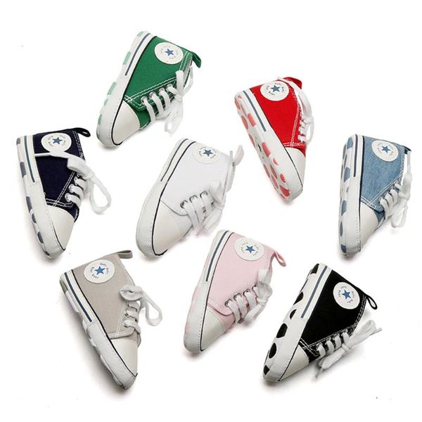 0-18m baby canvas shoes casual sports sneakers kids children soft sole toddler shoes, Black
0-18m baby canvas shoes casual sports sneakers kids children soft sole toddler shoes, Black