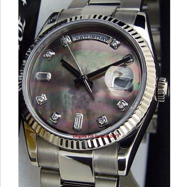 christmas gift 7 style mens watches 118239 president 18k color gold diamond silver 4.dial 36mm automatic movement 2813, Slivery;brown
christmas gift 7 style mens watches 118239 president 18k color gold diamond silver 4.dial 36mm automatic movement 2813, Slivery;brown