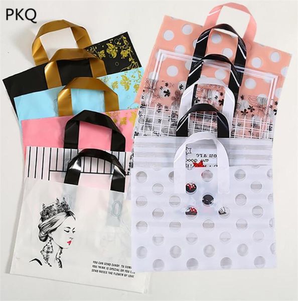 50pcs 35*25 8cm large plastic bags with handle eco-friendly storage packaging pouch boutique carrier gift bag
50pcs 35*25 8cm large plastic bags with handle eco-friendly storage packaging pouch boutique carrier gift bag
