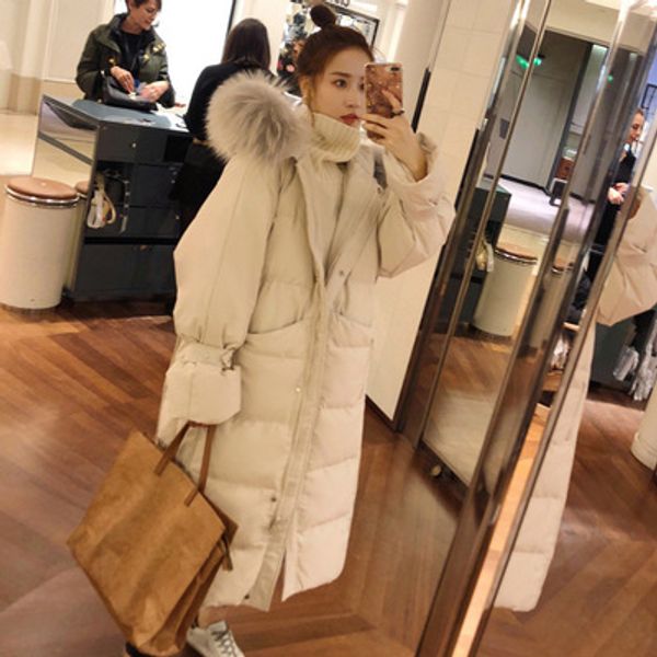 women's winter down cotton long section zip fur hooded coat snow coat fashion women 2019 warm jacket dropshipping w1002, Tan;black
women's winter down cotton long section zip fur hooded coat snow coat fashion women 2019 warm jacket dropshipping w1002, Tan;black