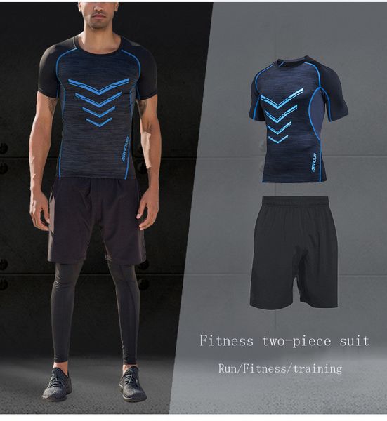 muqgew men's sportswear sports suit fitness speed up athletic elastic t-shirt short sleeve quick drying ropa deportiva hombre, Black;blue
muqgew men's sportswear sports suit fitness speed up athletic elastic t-shirt short sleeve quick drying ropa deportiva hombre, Black;blue