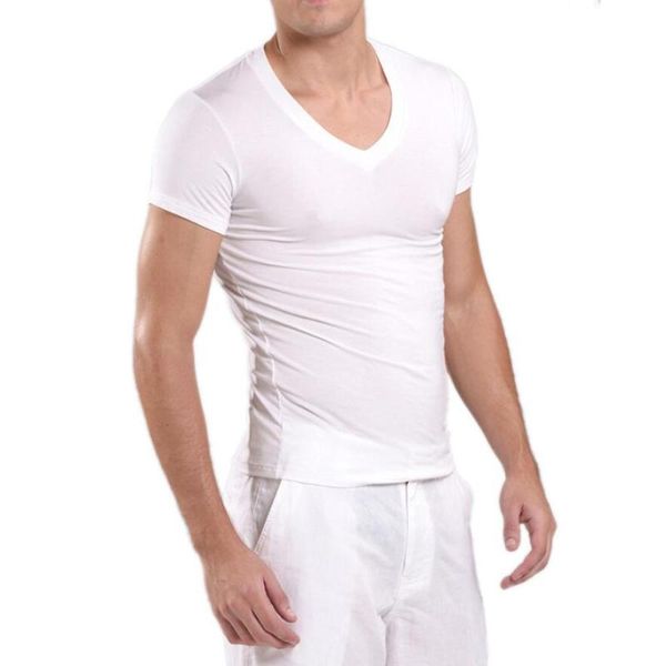 undershirts men summer modal deep v neck short sleeves t shirts slim ultra thin invisible undershirt gym sports t-shirt underwear, Black;brown
undershirts men summer modal deep v neck short sleeves t shirts slim ultra thin invisible undershirt gym sports t-shirt underwear, Black;brown
