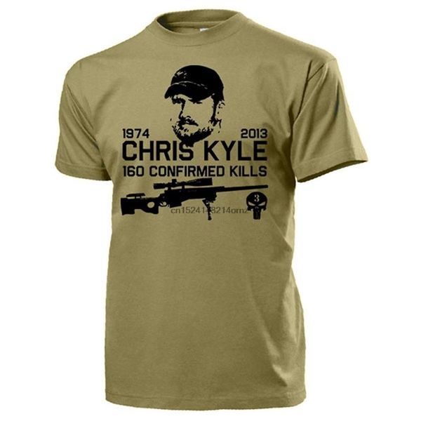 2019 new summer cool tee shirt chris kyle american sniper navy seal us iraq texas hero 160 kills army skull funny t-shirt, White;black
2019 new summer cool tee shirt chris kyle american sniper navy seal us iraq texas hero 160 kills army skull funny t-shirt, White;black
