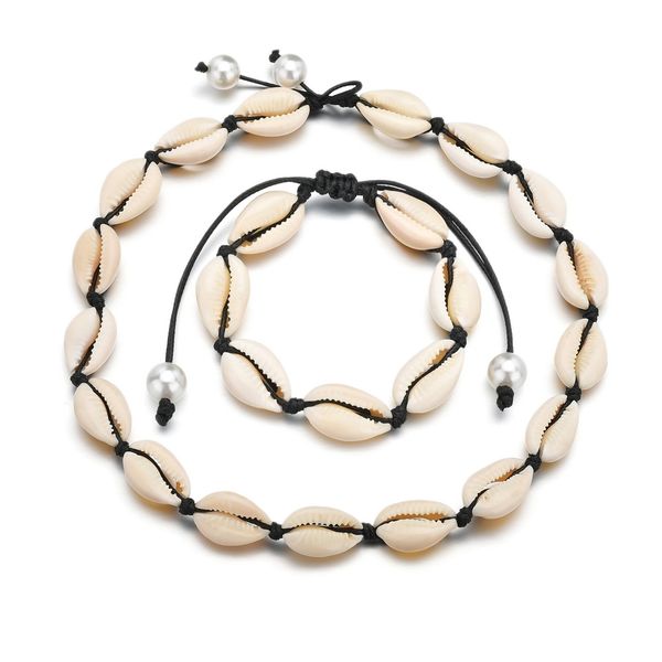 misscycy bohemian handmade imitation pearl bracelets for women vintage natural shell necklace jewelry set 2019 new, Silver
misscycy bohemian handmade imitation pearl bracelets for women vintage natural shell necklace jewelry set 2019 new, Silver