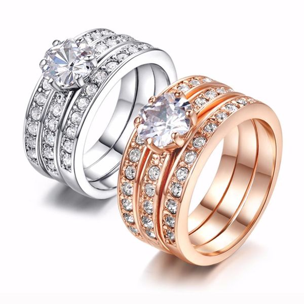 engagement rings for wedding cubic zirconia three rounds sets engagement cz stone ring set fashion jewelry beautifully wedding rings, Slivery;golden
engagement rings for wedding cubic zirconia three rounds sets engagement cz stone ring set fashion jewelry beautifully wedding rings, Slivery;golden