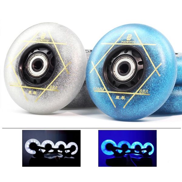 8pcs star led flash lighting inline skates wheels 88a 72 76 80mm roller skating tires for slalom sliding powerslide patines
8pcs star led flash lighting inline skates wheels 88a 72 76 80mm roller skating tires for slalom sliding powerslide patines