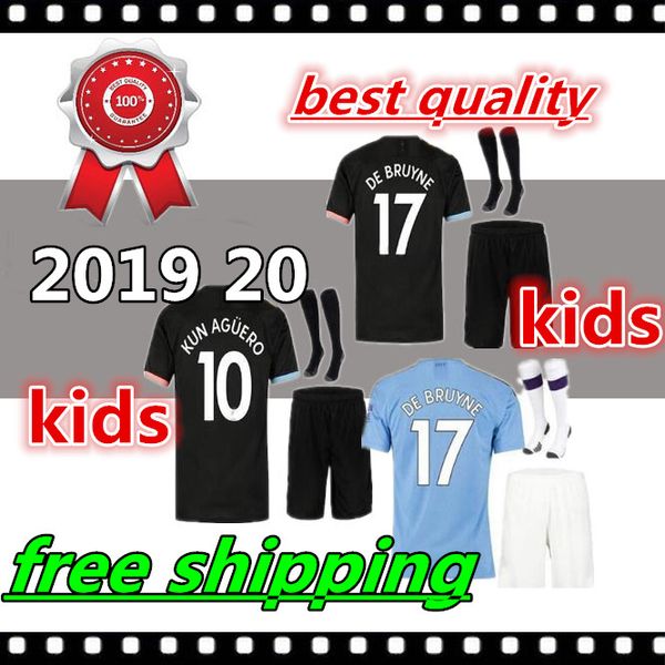 детские футбольные комплекты 19/20 kun aguero футбольный трикотаж футболка для детей 2019 2020 года футболка sane mahrez silva de bruyne cit, Black 
детские футбольные комплекты 19/20 kun aguero футбольный трикотаж футболка для детей 2019 2020 года футболка sane mahrez silva de bruyne cit, Black