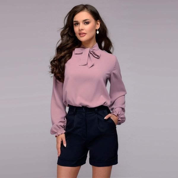 elegant bow tie women shirt spring autumn ladies solid long sleeve chiffon shirts casual blouses vintage, White
elegant bow tie women shirt spring autumn ladies solid long sleeve chiffon shirts casual blouses vintage, White