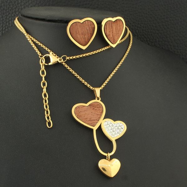 gold color stainless steel jewelry 60cm long heart necklace stud earrings sets supernova sales for women sedzbzbi, Silver
gold color stainless steel jewelry 60cm long heart necklace stud earrings sets supernova sales for women sedzbzbi, Silver