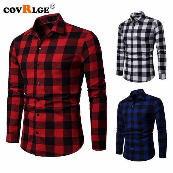covrlge men plaid shirt new spring autumn black white plaid shirt long sleeve chemise homme cotton male check shirts mcl217, White;black
covrlge men plaid shirt new spring autumn black white plaid shirt long sleeve chemise homme cotton male check shirts mcl217, White;black
