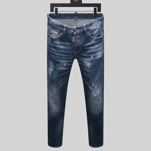 20ss jeans distressed ripped biker designer jeans slim fit motorcycle biker denim pants motorcycle luxury pants, Blue
20ss jeans distressed ripped biker designer jeans slim fit motorcycle biker denim pants motorcycle luxury pants, Blue