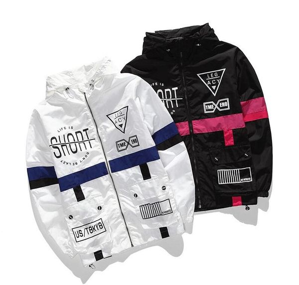 2019 spring autumn fashion hip hop men windbreaker jacket brand thin zipper casual jacket mens outwear, Black;brown
2019 spring autumn fashion hip hop men windbreaker jacket brand thin zipper casual jacket mens outwear, Black;brown