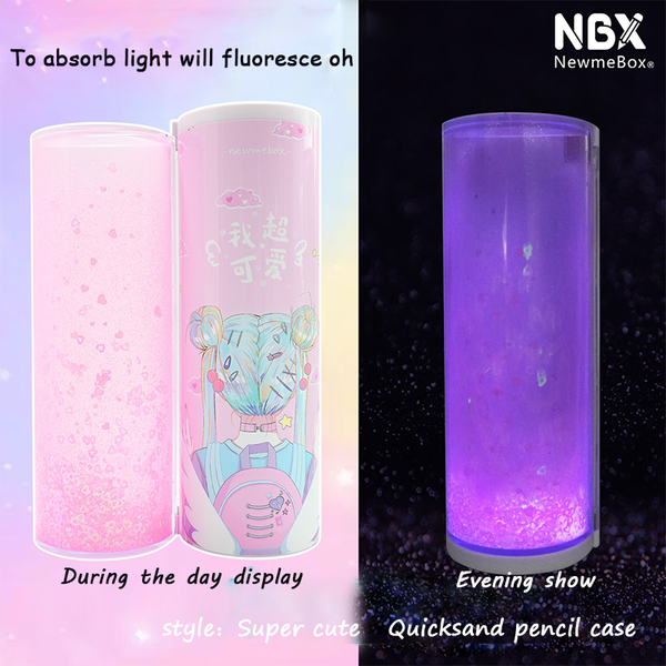 nbx stationery box that glows at night multifunctional quicksand pencil cases pencil case box with calculator suitable for girls
nbx stationery box that glows at night multifunctional quicksand pencil cases pencil case box with calculator suitable for girls