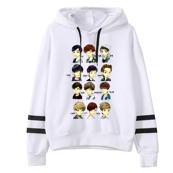 new fashion 2019 spring autumn women cartoon exo boys print hoodies kawaii harajuku female long sleeve hooded print sweatshirts, Black
new fashion 2019 spring autumn women cartoon exo boys print hoodies kawaii harajuku female long sleeve hooded print sweatshirts, Black