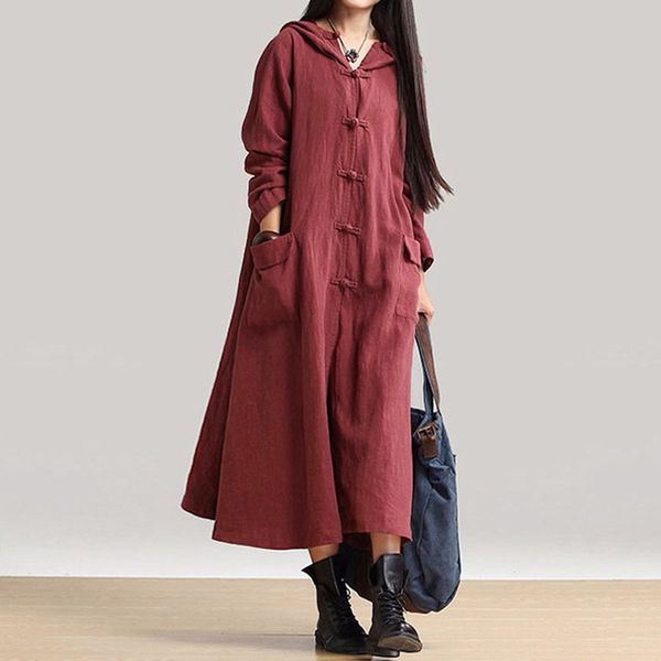 mydc women clothes 2019 office lady dresses ladies cotton disc buckle full long dress loose plus size dress vintage, Black;gray
mydc women clothes 2019 office lady dresses ladies cotton disc buckle full long dress loose plus size dress vintage, Black;gray