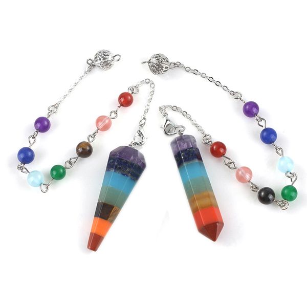 10 pcs layer colorful rainbow stone pendant with stone beads chain healing chakra silver plated jewelry
10 pcs layer colorful rainbow stone pendant with stone beads chain healing chakra silver plated jewelry