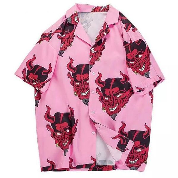 новое лето гавайская рубашка мода дьявол печати уличная повседневная с коротким рукавом хип-хоп корейские рубашки harajuku футболки, White;black
новое лето гавайская рубашка мода дьявол печати уличная повседневная с коротким рукавом хип-хоп корейские рубашки harajuku футболки, White;black