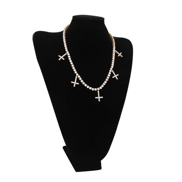 fashion- iced out cz tennis chain cross pendant for men women fashion cubic zircon tennis necklace hip hop jewelry, Silver
fashion- iced out cz tennis chain cross pendant for men women fashion cubic zircon tennis necklace hip hop jewelry, Silver