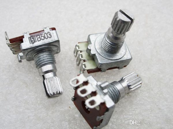 b503 b50k encoder pulse potentiometer 30-bit shank length with thread 15mm flower shaft
b503 b50k encoder pulse potentiometer 30-bit shank length with thread 15mm flower shaft