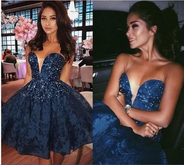 navy blue short lace party dresses sweetheart beads sequins a line homecoming dress yong girls formal wear prom dress, Red
navy blue short lace party dresses sweetheart beads sequins a line homecoming dress yong girls formal wear prom dress, Red