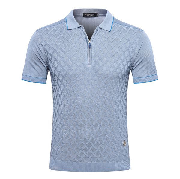 stef*no ri**ci polo shirts silk short sleeve shirt men 2020 new summer thin business casual zipper elasticity big size m-5xl comfortable, White;black
stef*no ri**ci polo shirts silk short sleeve shirt men 2020 new summer thin business casual zipper elasticity big size m-5xl comfortable, White;black
