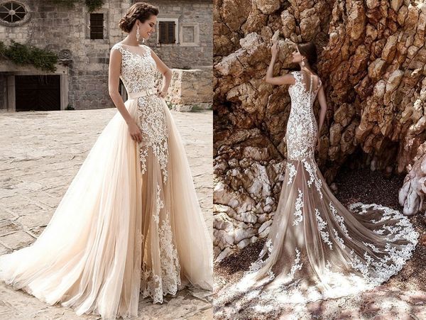 plus size wedding dresses champagne lace a line wedding dresses sheer tulle applique over skirts bow sash wedding bridal gowns, White
plus size wedding dresses champagne lace a line wedding dresses sheer tulle applique over skirts bow sash wedding bridal gowns, White