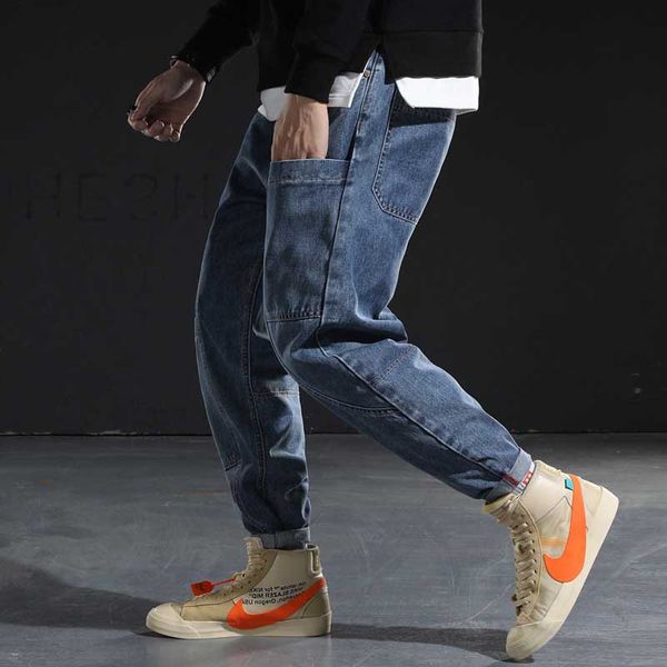 men new jeans fashion hip hop jeans large size 30-42 tactical denim jogging pants youth student plus size 28-42, Blue
men new jeans fashion hip hop jeans large size 30-42 tactical denim jogging pants youth student plus size 28-42, Blue