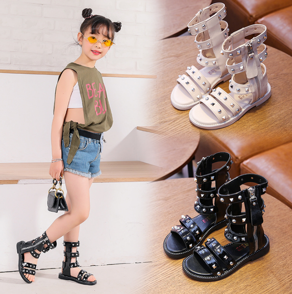 kids gladiator boots toddler child sandals girls shoes sell summer fashion roman boots, Black;grey
kids gladiator boots toddler child sandals girls shoes sell summer fashion roman boots, Black;grey