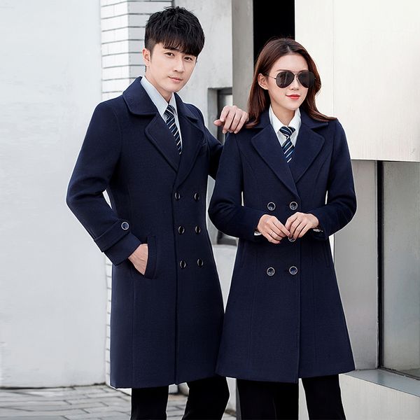 autumn winter new professional wool coats mid long double-breasted woolen outerwear men women business jacket no934, Black
autumn winter new professional wool coats mid long double-breasted woolen outerwear men women business jacket no934, Black