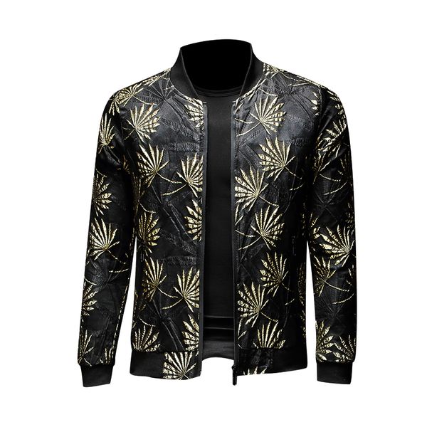 new casual embroidery jacket men's jacket men's slim men, Black;brown