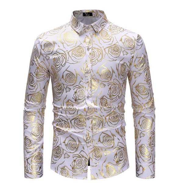 floral shirts for men long sleeve shirt luxury shirts male fashion gold color, White;black
floral shirts for men long sleeve shirt luxury shirts male fashion gold color, White;black