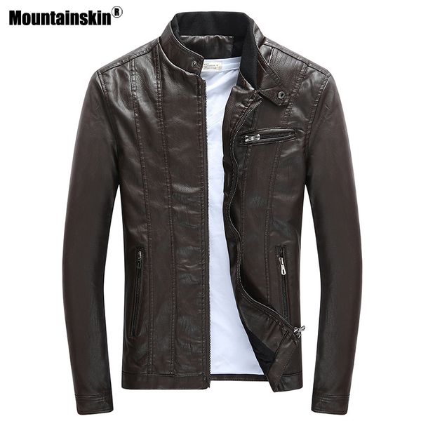 mountainskin 2019 mens pu jackets coats motorcycle biker faux leather jacket men autumn winter clothes thick velvet coat sa590, Black
mountainskin 2019 mens pu jackets coats motorcycle biker faux leather jacket men autumn winter clothes thick velvet coat sa590, Black
