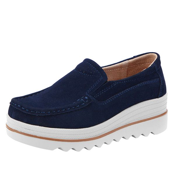 2121 spring women flats shoes platform sneakers shoes leather suede casual slip on flats heels creepers moccasins, Black
2121 spring women flats shoes platform sneakers shoes leather suede casual slip on flats heels creepers moccasins, Black