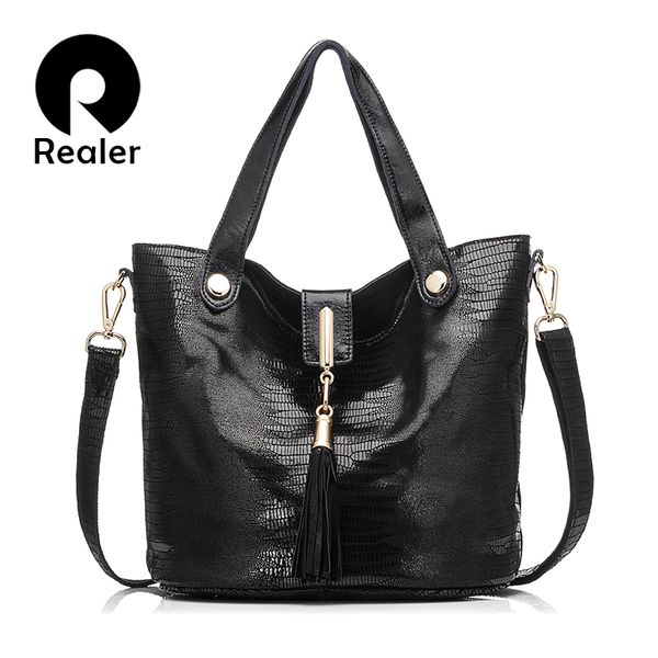 realer brand new genuine leather handbag women classic serpentine prints leather tote bag female tassel shoulder bags
realer brand new genuine leather handbag women classic serpentine prints leather tote bag female tassel shoulder bags