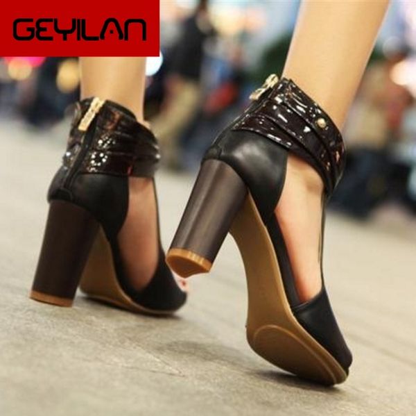 women shoes hollow sandals genuine leather shoes high heel woman sandals prom, Black
women shoes hollow sandals genuine leather shoes high heel woman sandals prom, Black