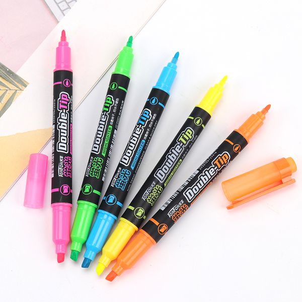 Double Head Highlighters Art Marker HighlighterMarkers Watercolor Fluorescent Pen Drawing Stationery
Double Head Highlighters Art Marker HighlighterMarkers Watercolor Fluorescent Pen Drawing Stationery