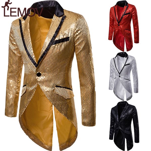 мужская блестящий золотой блестки блеск фрак куртка brand new slim fit one button long tuxedo blazer партии этап singer костюм homme, White;black
мужская блестящий золотой блестки блеск фрак куртка brand new slim fit one button long tuxedo blazer партии этап singer костюм homme, White;black